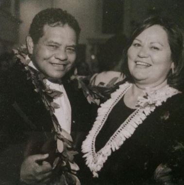 Charlene Bonnie Vincent Lui with her husband